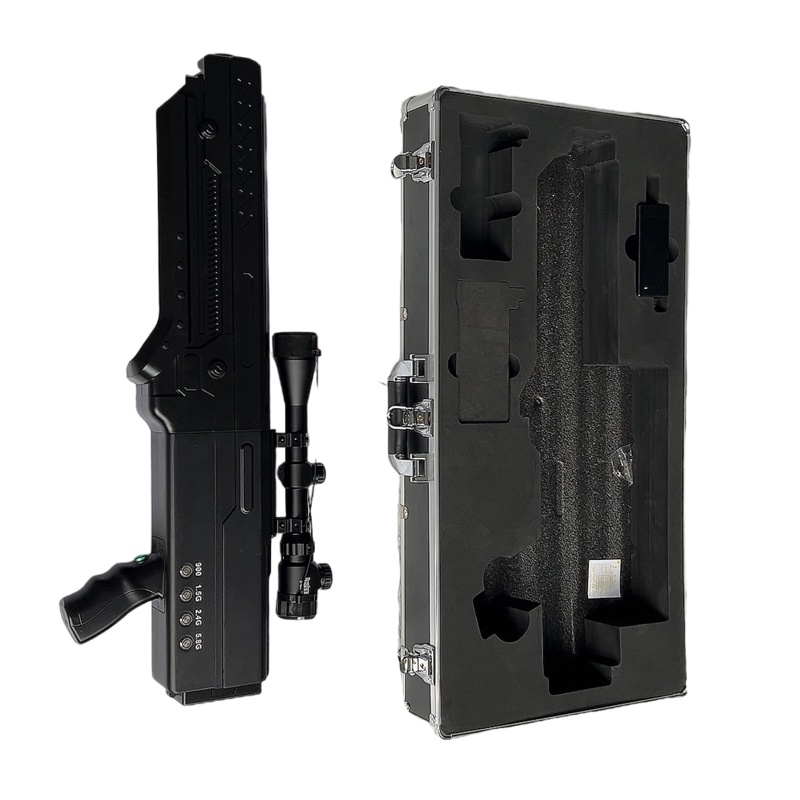  彬村山华侨农场手持便携式枪型低空防御反制四通道A型